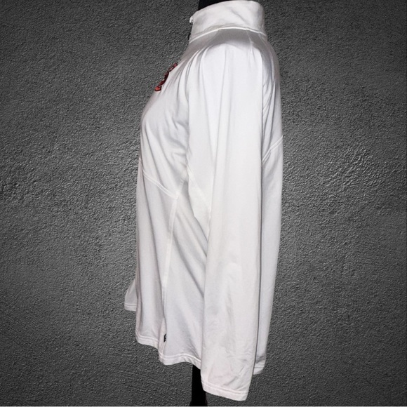 CUTTER & BUCK STL Cardinals Women's Adapt Eco Knit Half-Zip Top - White XXXL - Picture 7 of 14